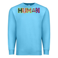 Ocean Blue HUMAN Premium Sweatshirt - Bettercallsaul