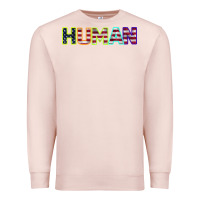 Pale Pink HUMAN Premium Sweatshirt - Bettercallsaul