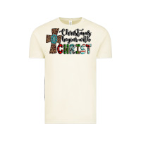 Vintage Arctic christmas begins with christ Vintage Tee - AdoDesignShop