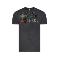 Vintage Black christmas begins with christ Vintage Tee - AdoDesignShop