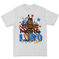 Dove Grey trust in the lord Premium Tee - Zillion Design Studio