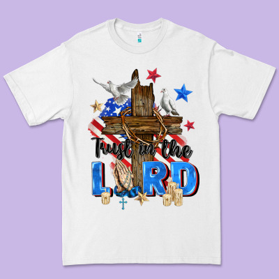 Trust In The Lord Premium Tee Designed By Zillion Design Studio