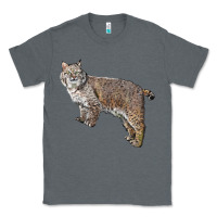 Charcoal Heather Bobcat Classic Tee - LillyAllenDesigns