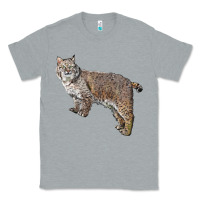 Heather Grey Bobcat Classic Tee - LillyAllenDesigns