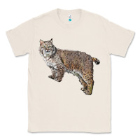 Natural Bobcat Classic Tee - LillyAllenDesigns