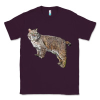 Plum Bobcat Classic Tee - LillyAllenDesigns