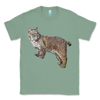 Sage Bobcat Classic Tee - LillyAllenDesigns