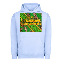 Pigment Grape Ice Let the shenanigans begin shamrock tumbler Urban Hoodie - HowdyJamesFarm
