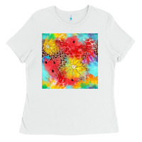 White fruits leopard seamless pattern Ladies Tee - Zillion Design Studio