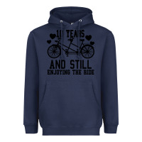 Navy 10 Years And Still Enjoying The Ride Heavyweight Hoodie - Bettercallsaul