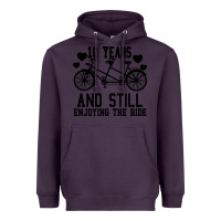 Plum 10 Years And Still Enjoying The Ride Heavyweight Hoodie - Bettercallsaul