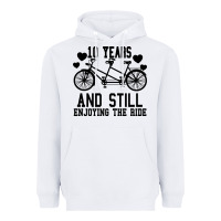 White 10 Years And Still Enjoying The Ride Heavyweight Hoodie - Bettercallsaul