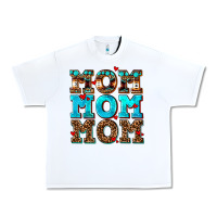 White mom mom mom Urban Heavy Tee - AdoDesignShop