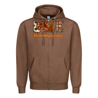 Chestnut love thanksgiving with turkey bbs Zipper Hoodie - BundleAndBundleShop