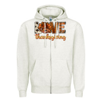 Oatmeal Heather love thanksgiving with turkey bbs Zipper Hoodie - BundleAndBundleShop