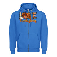True Royal love thanksgiving with turkey bbs Zipper Hoodie - BundleAndBundleShop