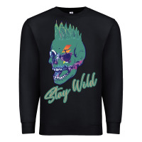 Black Stay Wild Premium Sweatshirt - Bettercallsaul