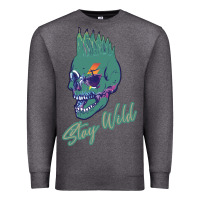 Charcoal Heather Stay Wild Premium Sweatshirt - Bettercallsaul
