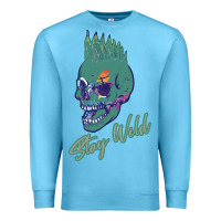 Ocean Blue Stay Wild Premium Sweatshirt - Bettercallsaul