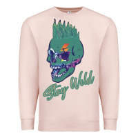 Pale Pink Stay Wild Premium Sweatshirt - Bettercallsaul