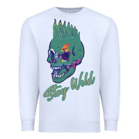 White Stay Wild Premium Sweatshirt - Bettercallsaul