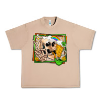 Burro st patricks day peace skull Urban Heavy Tee - Jasminsmagicworld