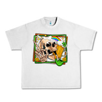 Lunar Rock st patricks day peace skull Urban Heavy Tee - Jasminsmagicworld