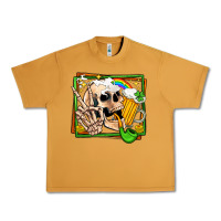 Peanut Butter st patricks day peace skull Urban Heavy Tee - Jasminsmagicworld
