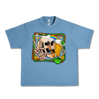 Pebble Blue st patricks day peace skull Urban Heavy Tee - Jasminsmagicworld