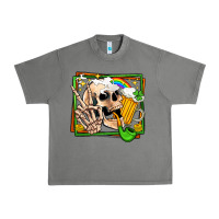 Tornado st patricks day peace skull Urban Heavy Tee - Jasminsmagicworld