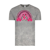 Cloud Rock breast cancer rainbow Vintage Tee - AdoDesignShop