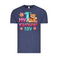 Vintage Denim my first valentines day Vintage Tee - AdoDesignShop