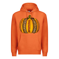 Carrot Softball Pumpkin Premium Hoodie - texasbilliewilder