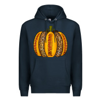 Navy Softball Pumpkin Premium Hoodie - texasbilliewilder