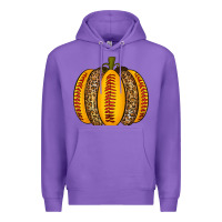 Purple Softball Pumpkin Premium Hoodie - texasbilliewilder