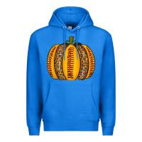 True Royal Softball Pumpkin Premium Hoodie - texasbilliewilder