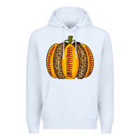 White Softball Pumpkin Premium Hoodie - texasbilliewilder