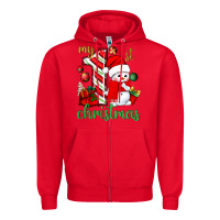 Red my 1 st christmas with cute snowman bbs Zipper Hoodie - BundleAndBundleShop