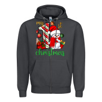 Smoke my 1 st christmas with cute snowman bbs Zipper Hoodie - BundleAndBundleShop