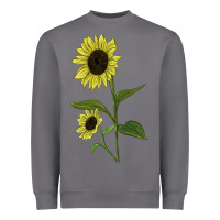 Storm Buttercream Sunflower Heavyweight Sweatshirt - LillyAllenDesigns