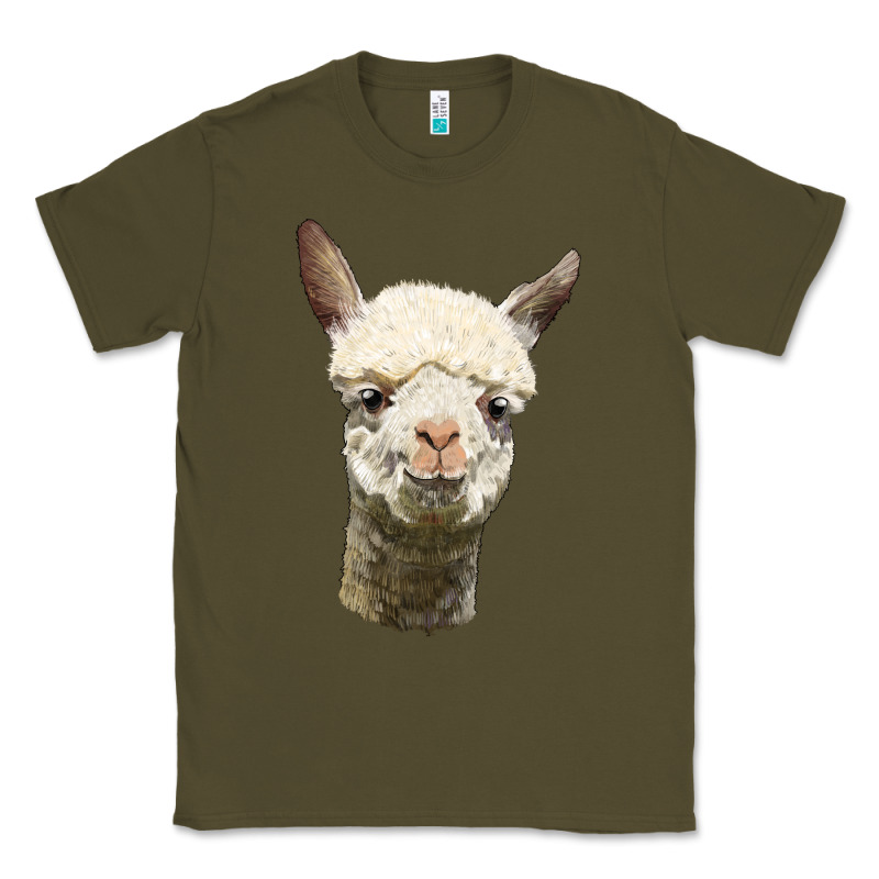 Alpaca Head Classic Tee by LillyAllenDesigns | Teevron