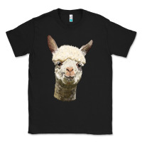 Black Alpaca Head Classic Tee - LillyAllenDesigns