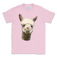 Bubblegum Pink Alpaca Head Classic Tee - LillyAllenDesigns