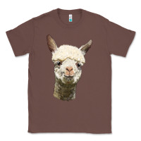 Chestnut Alpaca Head Classic Tee - LillyAllenDesigns