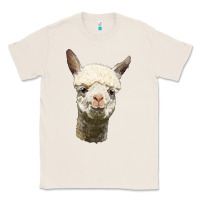 Natural Alpaca Head Classic Tee - LillyAllenDesigns