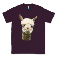 Plum Alpaca Head Classic Tee - LillyAllenDesigns
