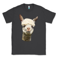 Smoke Alpaca Head Classic Tee - LillyAllenDesigns