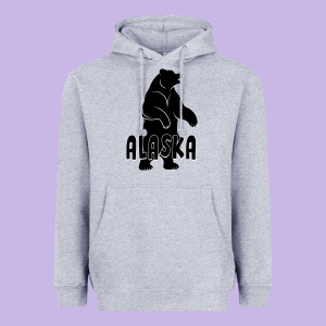 Alaska Bear Heavyweight Hoodie Designed By Bettercallsaul