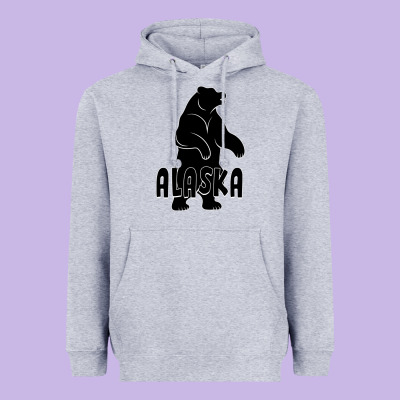 Alaska Bear Heavyweight Hoodie Designed By Bettercallsaul
