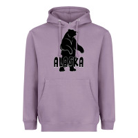 Lavender Alaska Bear Heavyweight Hoodie - Bettercallsaul